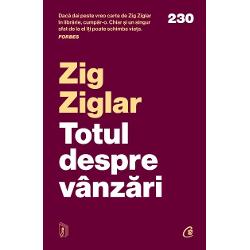 Înva&539;&259; din în&539;elepciunea unuia dintre cei mai mari speakeri &537;i traineri din lume cum s&259; convingi clien&539;ii cât mai eficient mai des &537;i nu în ultimul rând mai etic În lumea de azi pare aproape imposibil s&259; începi ceva de la zero Tocmai din acest motiv Zig Ziglar &537;i-a folosit cei patruzeci de ani de experien&539;&259; ca s&259; conceap&259; un ghid pentru agen&539;ii de vânz&259;ri care vor 