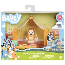 Bluey Mini-Kit Playroom Bluey este un serial animat pentru copii prescolari Popularitatea sa reflecta interesul imens pentru jucariile din serie Bluey este o catea adorabila Blue Heeler in varsta de 6 ani care impreuna cu sora ei Bingo ii place sa transforme viata de familie de zi cu zi in aventuri nesfarsite Cu jucariile si figurinele de plus Bluey vei recrea acasa cele mai memorabile momente din serie Jucariile de plus Bluey sunt placute la atingere si sunt realizate din tesaturi 