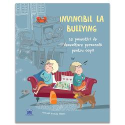 Cartea Invincibil la Bullying este o colec&539;ie de 12 povestiri de dezvoltare personal&259; pentru copii scrise de 12 autori Fiecare povestire abordeaz&259; diverse provoc&259;ri cu care copiii se pot confrunta în via&539;a de zi cu zi cum ar fi presiunea grupului stima de sine agresivitatea manipularea &537;i pericolele din mediul online Cartea ofer&259; exemple de situa&539;ii în care copiii înva&539;&259; s&259; fac&259; fa&539;&259; bullying-ului 