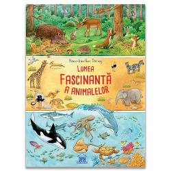 Cartea Lumea fascinant&259; a animalelor este un ghid educativ &537;i ilustrat care exploreaz&259; diverse ecosisteme &537;i fauna specific&259; acestora Structurat&259; pe capitole ce acoper&259; habitate precum p&259;durea poiana savana p&259;durea tropical&259; râurile lacurile &537;i regiunile polare cartea ofer&259; o incursiune detaliat&259; în via&539;a animalelor din fiecare mediuFiecare sec&539;iune descrie activit&259;&539;ile 