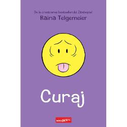 O poveste adev&259;rat&259; despre curaj &537;i nu numaiTotul începe într-o noapte când Rainei i se face r&259;u la stomac Apoi la &537;coal&259; oriunde se uit&259; vede al&539;i copii râzând &537;i vorbind numai despre lucruri scârboase Brusc simte cum o cuprinde panica dac&259; din cauza problemelor cu stomacul o s&259; ajung&259; s&259; se râd&259; &537;i de ea Fricile Rainei se &539;in lan&539; &537;i nu se 