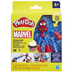 Potriviti imaginatia copiilor cu aceasta figura de actiune Play-Doh Marvel Figura de actiune flexibila de 10 si accesoriile Play-Doh le permit copiilor sa joace povesti epice Imagineaza-ti ca te lupti cu raufacatorii cu instrumente grozave si 2 cutii de compus de modelare Acest kit Play-Doh este excelent pentru cadouri pentru copii pentru fanii figurilor super-eroi activitatilor de arta si mestesuguri si jocului senzorial Acest pachet contine personajul Spider Man