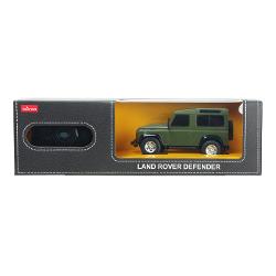 Copilul dumneavoastra se poate juca in voie cu masina cu telecomanda Land Rover Defender scara 1 la 24 oferita de brandul international Rastar Nicio cursa nu este imposibil de castigat cu acesta masinuta replica oficiala cu licenta a modelului original construita cu mare atentie la detalii Masinuta are proportiile ideale pentru momente pline de distractie si amuzament avand dimensiunile in centimetri dupa cum urmeaza  178683Masinuta functioneaza pe frecventa de 24GAlimentarea se 