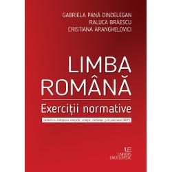 Limba român&259; Exerci&539;ii normative este conceput&259; ca o continuare a ÎOOP6 Îndreptarul ortografic ortoepic morfologic &537;i de punctua&539;ie 2024 având rolul s&259; adânceasc&259; prin exerci&539;ii normative latura aplicativ&259; a ÎndreptaruluiCartea este organizat&259; în dou&259; p&259;r&539;i o prim&259; parte Culegerea de exerci&539;ii  cu 151 