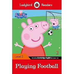 Peppa and her friends loved playing football Which team kicked the ball into the wrong goalLadybird Readers is a graded reading series of traditional tales popular characters modern stories and non-fiction written for young learners of English as a foreign or second languageBeautifully illustrated and carefully written the series combines the best of Ladybird content with the structured language progression that will help children develop their reading 