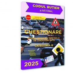 Revizuit&259; conform ultimelor modific&259;ri legislative în vigoare &537;i îmbog&259;&539;it&259; cu noi întreb&259;ri lucrarea CHESTIONARE PENTRU OBTINEREA PERMISULUI DE CONDUCERE AUTO CATEGORIA B edi&539;ia 2025 este menit&259; s&259; faciliteze asimilarea &537;i aprofundarea no&539;iunilor teoretice elementare de circula&539;ie rutier&259; în vederea ob&539;inerii permisului de conducere categoria B 