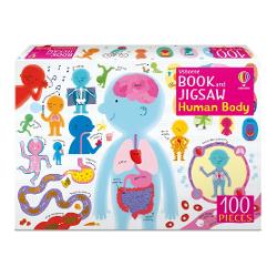 This delightful pack contains a colourful labelled 100-piece jigsaw of the human body for children to assemble It also includes a 24-page highly visual book that introduces and explains the various systems and functions of different parts of the body in more detail