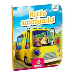 Fredona&539;i împreun&259; Ro&539;ile autobuzului unul dintre cele mai iubite cântece pentru copii într-o versiune cu ilustra&539;ii marca TraLaLa canalul num&259;rul 1 de YouTube din România Paginile cartonate &537;i col&539;urile rotunjite sunt perfecte pentru mânu&539;ele lui bebe