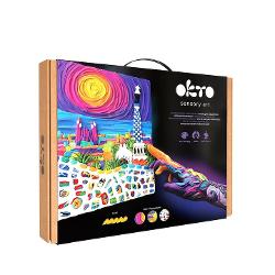 Lasa-ti imaginatia sa zboareCu ajutorul acestui kit copilul tau isi va dezvolta motricitatea degetelor si a mainilor exersandu-si coordonarea ochi-mana atentia si creativitateaAm creat o argila speciala care nu se lipeste si nu lasa urme pe maini este usor de modelat si aplicat culorile imbinandu-se armoniosLasa degetele sa alunece printre randurile de flori simte textura canvas-ului imagineaza-ti ca respiri aer curat printre laleleKitul 