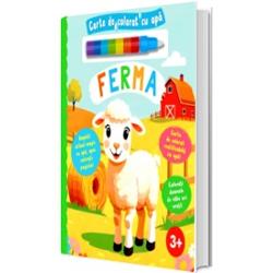 Ferma - Carte de colorat cu apa