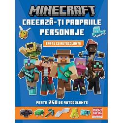 Aceasta carte interactiva aduce magia lumii Minecraft mai aproape oferind activitati captivante si posibilitatea de a crea si personaliza personaje unice Plina de autocolante si scene inspirate din universul jocului cartea transforma explorarea si creativitatea intr-o experienta memorabilaPrintre paginile sale se regasesc activitati tematice inspirate din diverse taramuri ale universului Minecraft cum ar fi adancurile intunecate ale Nether-ului orasele subterane misterioase sau 