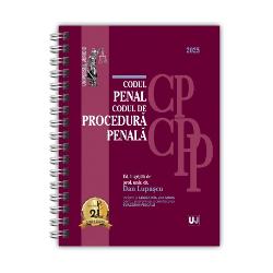 Lucrarea Codul penal si Codul de procedura penala Ianuarie 2025 editie spiralata tiparita pe hartie alba de calitate superioara si ingrijita de prof univ dr Dan Lupascu cuprinde si corelatii cu reglementarile anterioare; dispozitii de aplicare; decizii ale Curtii Constitutionale; recursuri in interesul legii; hotarari prealabile; numeroase dispozitii conexe si referinte legislative deosebit de utileIndexul plasat la finalul fiecarui 