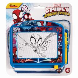 Desenati  stergeti cate modele doriti cu Maggic Scribbler Travel Spidey O panza alba o radiera magica si un stilou magic ii ofera copilului posibilitatea de a desena si sterge de cate ori doreste pentru distractie fara limite Aceasta versiune de calatorie reprezinta cea mai buna alegere pentru joaca copiilor oriunde s-ar afla avand dimensiuni mici si practice incurajeaza copilul sa-si dezvolte fantezia si exprimarea de sine De asemenea este foarte prietenos pentru calatorii deoarece nu 