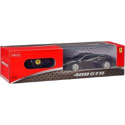 Copilul dumneavoastra se poate juca in voie cu masina cu telecomanda Ferarri 488 Gtb scara 1 la 24 oferita de brandul international Rastar Nicio cursa nu este imposibil de castigat cu acesta masinuta replica oficiala cu licenta a modelului original construita cu mare atentie la detalii Masinuta are proportiile ideale pentru momente pline de distractie si amuzament avand dimensiunile in centimetri dupa cum urmeaza  199553Masinuta functioneaza pe frecventa de 24GAlimentarea se face 
