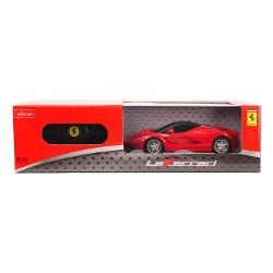 Copilul dumneavoastra se poate juca in voie cu masina cu telecomanda Ferrari LaFerrari scara 1 la 24 oferita de brandul international Rastar Nicio cursa nu este imposibil de castigat cu acesta masinuta replica oficiala cu licenta a modelului original construita cu mare atentie la detalii Masinuta are proportiile ideale pentru momente pline de distractie si amuzament avand dimensiunile in centimetri dupa cum urmeaza  1899252Masinuta functioneaza pe frecventa de 24GAlimentarea se 