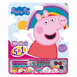 Fiecare set include 1 brosura cu 25 de pagini preimprimate cu desenele fiecarui erou 5 acuarele 5 markere 8 creioane colorate 1 pensula 1 foaie de autocolante