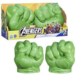 Avengers Manusi Hulk Gamma este o jucarie pentru joc de rol de actiune pentru copii incepand cu varsta de 5 ani Tinerii supereroi aspiranti isi pot imagina batalii si ca zdrobesc lucruri la fel ca Avengerul verde si super-puternic Aceste maini de jucarie Hulk au un design detaliat asa ca arata exact ca pumnii mari si verzi ai lui Hulk Jucaria include benzi de prindere in interior astfel incat copiii sa isi poata proteja mainile in timpul jocului Manusile Hulk Gamma sunt realizate dintr-un 