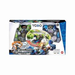 Pregateste-te pentru o aventura palpitanta cu Robo Kombat cu 360 Punch Alege-ti robotul lupta impotriva adversarului cu un pumn rotativ la dreapta si la stanga iar odata ce vezi centura LED iluminata PowerBelt aprinsa si auzi efectele sonore captivante livreaza cel mai puternic Super Tornado Punch Vei reusi sa-i dai jos armura detasabila 360° Pumnul rotativ 2 moduri de joc - 2P Versus  1P Challenge Control in toate directiile Indicator de putere LED Sunet uimitor SFX