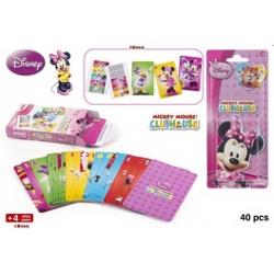 Carti de joc pentru copii MinnieCarti de joc pentru copii Minnie - set-ul contine 40 de carti fiecare fiind imprimata cu indragitul personaj Disney Minnie MouseDimensiuni10x225x15cm