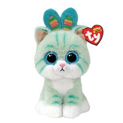 Jucarie de plus TY Beanie Boos - GUMDROP pisicuta 15 cm TY 37368