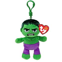 Breloc de plus TY Beanie Babies - Marvel HULK 85 cm TY34006