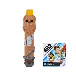 Sabia de jucarie Star Wars va atrage fanii povestilor fantastice Potrivit pentru copiii care iubesc saga Star Wars Scufundati-va in lumea fanteziei cu o sabie droid din plastic de inalta calitate Jucati o poveste celebra sau veniti cu propriile povesti extra-planetare Aranjeaza o adevarata batalie de galaxii si castiga Jucaria poate fi stransa si desfacuta Realizat foarte realist - un maner alb cu o imagine de personaj si o sabie colorata Jocul cu sabia Star Wars promoveaza abilitatile 