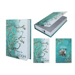 Cutia pentru bijuterii „Van Gogh – Almond Tree” de 27x17x45 cm este un accesoriu elegant &537;i artistic inspirat de celebra lucrare a lui Vincent van Gogh Decorat&259; cu o ilustra&539;ie vibrant&259; a florilor de migdal aceast&259; cutie adaug&259; o 