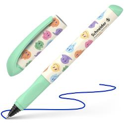 CaracteristiciVarf din otel inoxidabil;Zona de prindere cu manson ergonomic;Corp din plastic rezistent;Clip de prindere robust;Echipat cu cartus de cerneala standard albastru regal;Potrivit atat pentru dreptaci cat si pentru stangaci