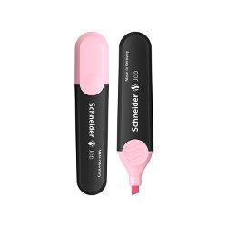 Textmarker Schneider Job Pastel perfect pentru eviden&539;iere pe hârtie standard de copiator &537;i de faxPoate eviden&539;ia mai mult de 15000 de cuvinteCulori trendy pastelate puternic vizibile cu str&259;lucire maxim&259;Produs premiat cu iF &537;i Reddot Design AwardVârf te&537;itGrosime de scriere 1-5 mmCorp din polipropilen&259; complet reciclabilCapacul are clip de 