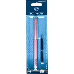 Noile modele 2023 Roller Schneider Voyage au un design gradient imprimat cu tonuri de rozScrisul fluent si frumos este garantat de compatibilitatea cu rezervele de cerneala Schneider CaracteristiciVarf din otel inoxidabil;Zona de prindere cu manson ergonomic;Corp din plastic rezistent;Clip de prindere robust;Echipat cu cartus de cerneala standard albastru regal;Potrivit 