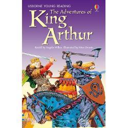     The daring and bold adventures of King Arthur told for children growing in reading confidence and ability    When Arthur pulls a sword from a stone he is proclaimed King of Britain However many challenges lie ahead including treacherous knights a mysterious lady in a lake and a fight for his kingdom    Vividly illustrated by Peter 