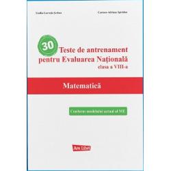 Prezenta lucrare se adreseaz&259; elevilor de clasa a VIII-a care vor sus&355;ine examenul de Evaluare Na&355;ional&259; spre întâmpinarea unor eventuale dificult&259;&539;i în exersarea subiectelor propriu-ziseConceput&259; în concordan&355;&259; cu programa pentru examen în vigoare lucrarea cuprinde teorie pentru aritmetic&259; algebr&259; geometrie plan&259; &537;i geometrie în spa&539;iu iar cele 30 de teste 
