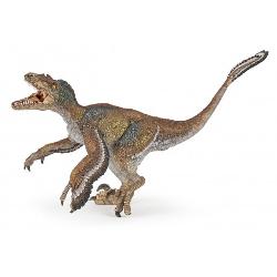 Figurina Dinozaur Velociraptor cu pene poate fi o jucarie educationala pentru copii dar si o piesa de colectie pentru adultiJucaria nu contine substante toxiceDimensiune  19x10x7 cmVarsta 3