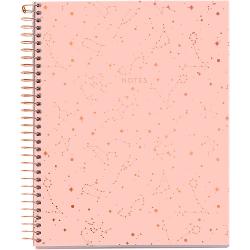 Caiet A5 velin 100 file hartie 70 g Miquelrius Constellation Rose Grey MR4074