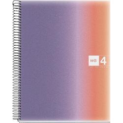 Caiet A5 dictando 120 file hartie 70 g Miquelrius Aurora Provence MR4252