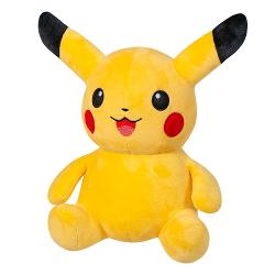 Plus Pikachu de 24cm Adauga un strop de culoare si veselie colectiei tale cu plusul Pikachu de 24 cm Acest monstrut adorabil cu o culoare vibranta si un design amuzant este perfect pentru a aduce zambete atat copiilor cat si adultilor Cu un aspect prietenos si un stil unic monstrul galben este ideal pentru joaca imbratisat sau decorarea camerei Realizat din materiale de calitate superioara plusul este extrem de moale si placut la atingere iar umplutura sa usoara il face perfect pentru 