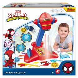 Proiector de Pictura Spidey and His Amazing Friends Deseneaza ca un supererou Cu ajutorul acestui proiector copiii pot invata sa deseneze usor si distractiv alaturi de Spidey si prietenii sai uimitori Alege un sablon proiecteaza imaginea pe hartie si urmeaza liniile pentru a crea desene spectaculoase Ideal pentru dezvoltarea creativitatii coordonarii si increderii in sine Perfect pentru micii fani Marvel care vor sa isi transforme pasiunea pentru supereroi in arta Setul contine 4 