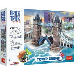 Descopera magia Londrei cu Brick Trick Travel Podul Turnului Construieste faimosul Pod al Turnului din Londra folosind caramizi reale si materiale ecologice Acest set captivant te invita sa devii arhitect si sa recreezi una dintre cele mai emblematice structuri ale capitalei britanice pas cu pas Foloseste caramizi scanduri din lemn si elemente decorative din carton pentru a aduce la viata aceasta constructie spectaculoasa Setul contine toate materialele necesare si instructiuni detaliate 