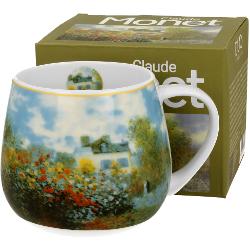 Can&259; GR&258;DINA DE LA ARGENTEUIL inspirat&259; de C Monet parte a seriei Galerie de Art&259;  realizat&259; din por&539;elan de calitate superioar&259; caracterizat printr-o culoare alb-crem elegant&259; &537;i natural&259; cu o str&259;lucire delicat&259; precum &537;i o durabilitate excep&539;ional&259;Cana este realizat&259; din por&539;elan decorat&259; cu un fragment din tabloul 