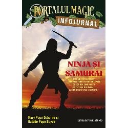 Afl&259; totul despre ninja &537;i samuraiDup&259; aventura din Codul lupt&259;torilor ninja Jack &351;i Annie au avut multe întreb&259;ri Cine erau samuraii Care erau tehnicile lor de lupt&259; De ce ninja erau numi&539;i „lupt&259;torii din umbr&259;” Azi mai exist&259; ninja &537;i samurai Au r&259;sfoit enciclopedii au vizitat muzee apoi au creat pentru tine acest  INFOJURNAL special plin de ilustra&355;ii &351;i 