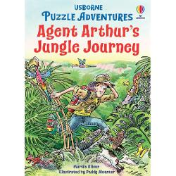 Join Agent Arthurs mission in this Usborne Puzzle Adventure bookArthur is the newest recruit to the Action Agency This mission finds him crash-landing into a jungle filled with danger He needs your help to solve a series of brain-teasing puzzles to outwit a gang of ruthless crooks Packed full of interactive puzzles and comic-strips this Usborne classic has been updated and enhanced for a whole new generation of puzzle adventurers