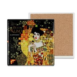 Suport pentru pahar – Ceramic&259; 10x10 cm Design Klimt – Adele Bloch-BauerAdaug&259; un plus de elegan&539;&259; &537;i rafinament decorului t&259;u cu acest suport pentru pahar din ceramic&259; decorat cu faimosul portret Adele Bloch-Bauer 
