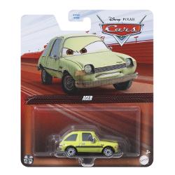 Acesta masinuta este realizata foarte in detaliu cu o culoare impecabila deci nu poate lipsi din colectia ta Joaca cu acest model ne ajuta sa retraim scenele favorite din filmul Cars de la Disney Pixar Masinuta este construita la o scara de 1 la 55 cu o dimensiune aproximativa de 9-10cm Este construita din metal si are si parti din plastic Intra in universul Cars3 o lume plina de aventuri automobilistice Pachetul contine personajul Acer