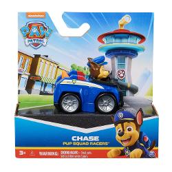 Alearga spre misiunea de salvare cu pilotii din Patrula catelusilor Pup Squad Racers Fiecare masina de curse Pup Squad masoara 63 cm lungime si 5 cm inaltime astfel incat se potrivesc perfect in palma sau in buzunar fiind jucariile de dimensiuni perfecte pe care copiii le pot lua cu ei oriunde Fiecare catel din Patrula catelusilor este imbracat in uniforma autentica din filmul Patrula catelusilor cu urechile date pe spate astfel incat sa para ca alearga cu viteza maxima la fel ca in 