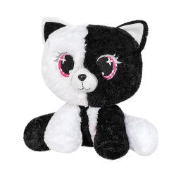 Plusul Pisica Negru cu Alb de 25 cm este o jucarie pufoasa si iubibila Aceasta pisica adorabila din plus in culorile elegant contrastante negru cu alb este companionul perfect pentru cei mici sau pentru iubitorii de pisici de toate varstele Moale pufoasa si realizata din materiale de calitate pisica ofera confort joaca si imbratisari fara sfarsit Pisica este negru cu alb Dimensiunea este de 25 cm Materialul este dintr-un plus moale si placut la atingere Este perfecta pentru cadou 
