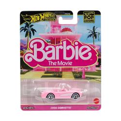 Hot Wheels Pop Culture Barbie The Movie  1956 Corvette  Scara 164 Poti aduce farmecul Barbie direct in colectia ta cu aceasta masinuta metalica Hot Wheels inspirata din filmul Barbie Modelul clasic 1956 Corvette impresioneaza prin detalii autentice si un design retro perfect pentru fanii universului Barbie si colectionarii pasionati de masini in miniatura Masinuta face parte din seria Hot Wheels Pop Culture  Barbie The Movie Model este 1956 Corvette Caroseria este metalica die-cast cu 