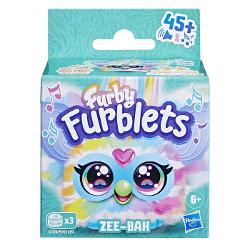 Mini prieteni pufosi Furby cu personalitati puternice Peste 45 de efecte speciale in fiecare Fiecare Furblet are propria voce si personalitate unica Vorbeste limba Furbish si cantati impreuna Jucariile Furblet interactioneaza de asemenea cu marele Furby se vinde separat Gama de 6 fiecare se vinde separat Furbys poate fi mic dar cu siguranta are propria lui personalitate Fiecare dintre cei 6 Furby se remarca in felul sau - are propria voce si aspect care corespunde stilului muzical 