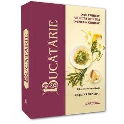 Aceasta culegere de re&539;ete este inspirata din bucataria tradi&539;ionala româneasca dar cuprinde &537;i re&539;ete specifice bucatariei interna&539;ionale Ineditul acestei car&539;i consta în modalitatea de prezentare a re&539;etelor menite sa vina atât în ajutorul persoanelor specializate în acest domeniu cât &537;i al celor care doresc sa se ini&539;ieze în arta culinara Fiecare re&539;eta 