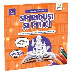 Crezi ca ai o imaginatie bogataHai sa vedem Colectia Creeaza povesti cu a fost special gândita pentru a dezvolta atât creativitatea si simtul cromatic cât si imaginatia împreuna cu abilitatea de a compune povestiColoreaza desenele si continua aventurile personajelor de povesteScrie-le sau înregistreaza-le si împartaseste-le parintilor colegilor sau prietenilor apoi afla parerea lor Care este cea mai 