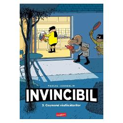Volumul trei din seria InvincibilInvincibil salveaz&259; ziua Din nou Ah ce lini&537;tite sunt zilele în cate nu se întâmpl&259; nimic în Grandville Când hoa&539;a de timbre se las&259; de meserie ma&537;in&259;ria savantului nebun e scoas&259; din func&539;iune &537;i Tudi pune 